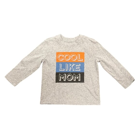 Toddler Boy Jumping Beans "Cool Like Mom" Graphic Tee 12M Grey‎ - Picture 2 of 3